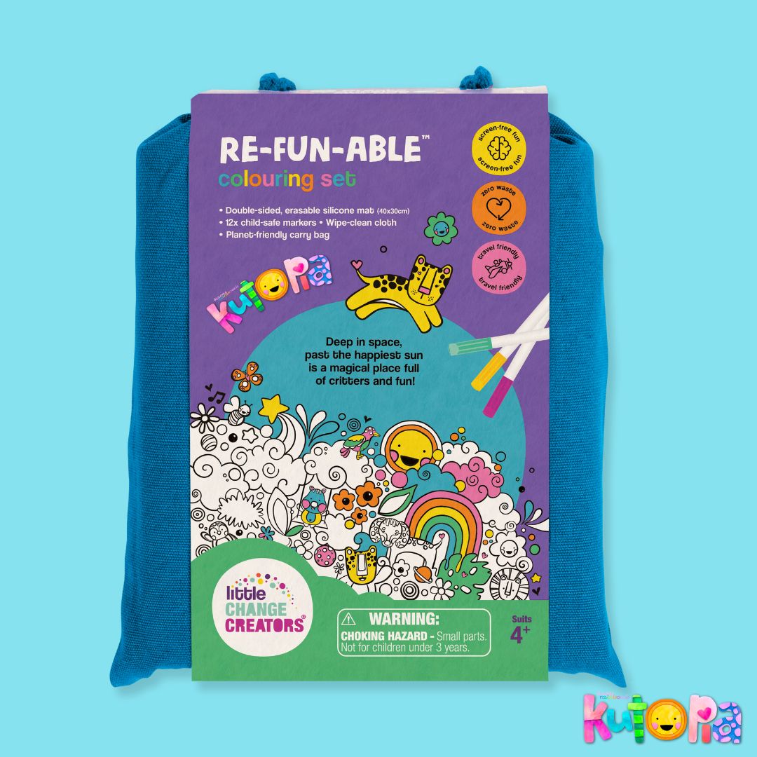Kutopia Reusable Colouring Mat featured in 7 NEWS Hottest Toys For Christmas.
