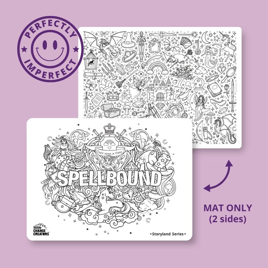 Underwater Imperfect Double Sided Reusable Colouring Mat