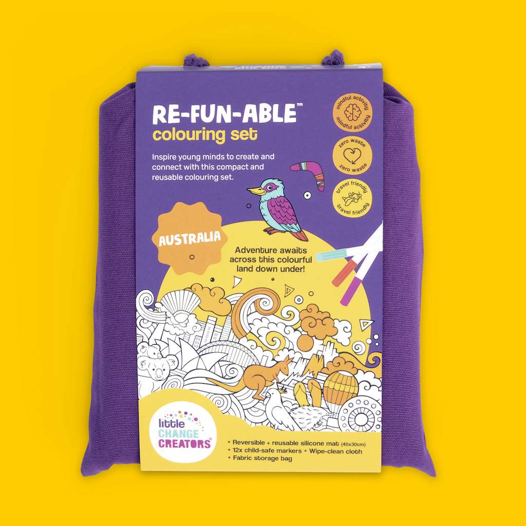 Australian Icon colouring mats for tweens