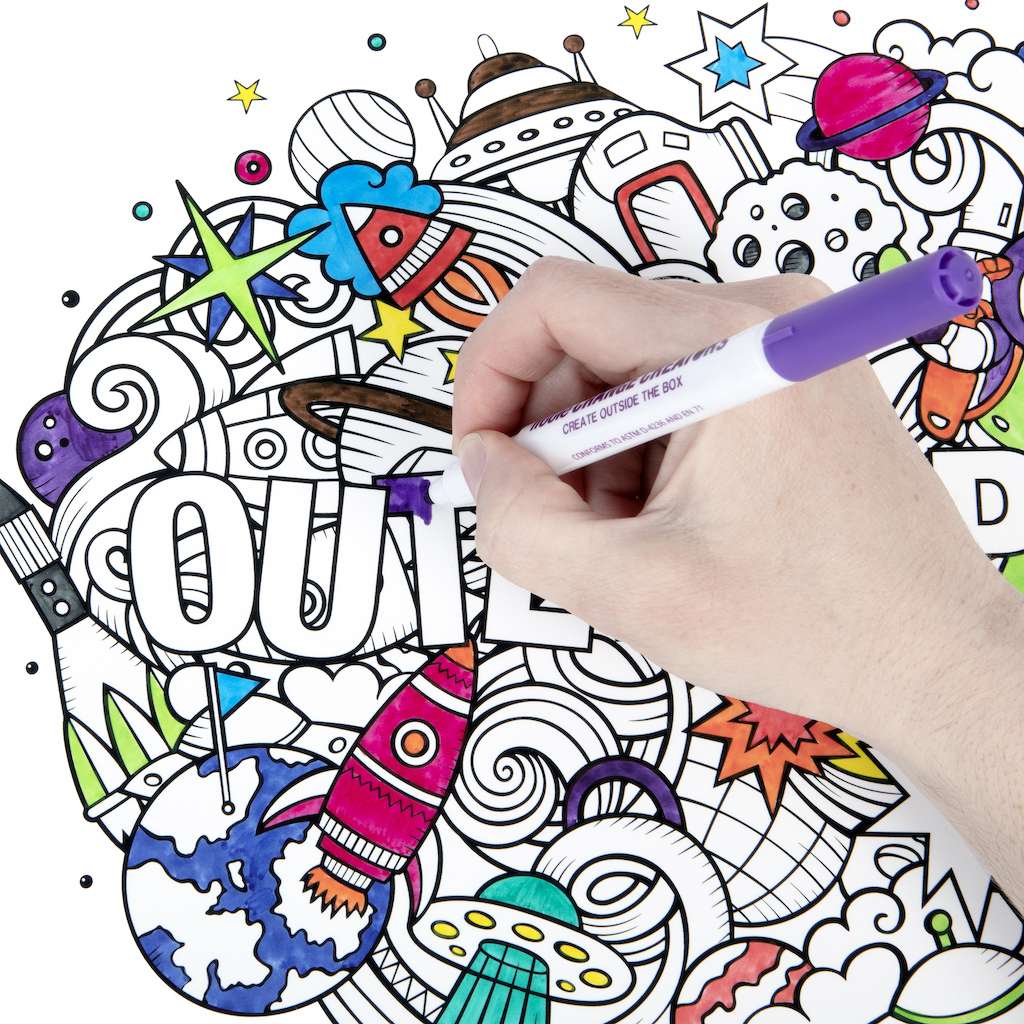 Magic marker pens for endless creativity
, for all your colouring needs
