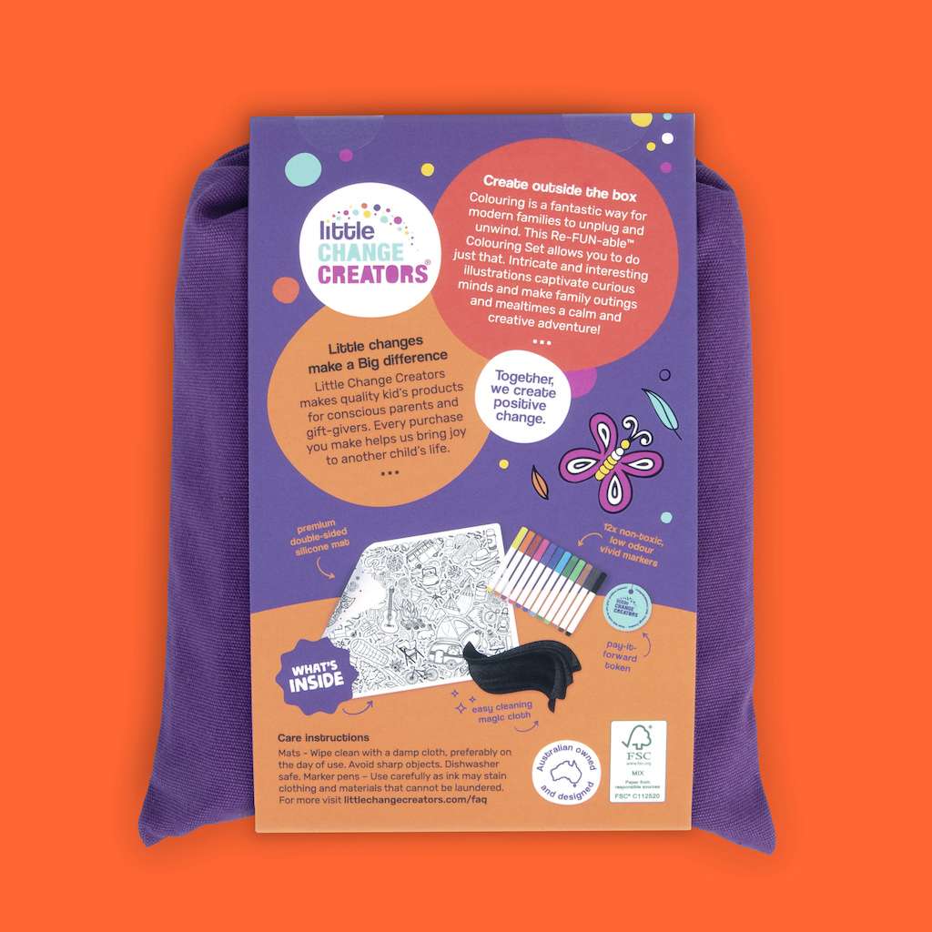 Aussie outback affordable kids colouring sets