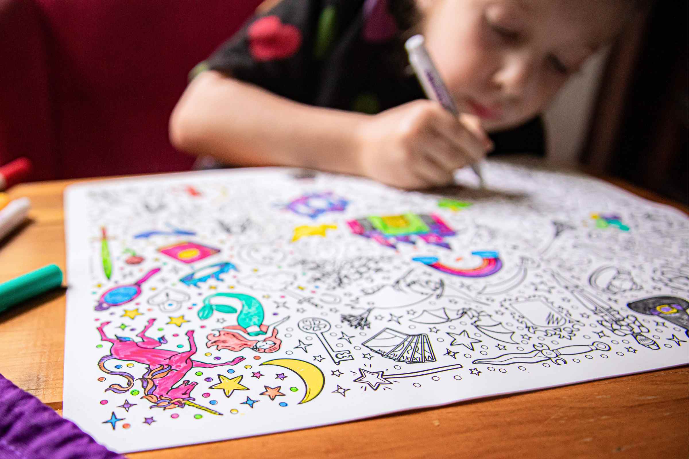 Enhance Play For Neurodiverse Kids: Silicone Colouring Mats - Little ...