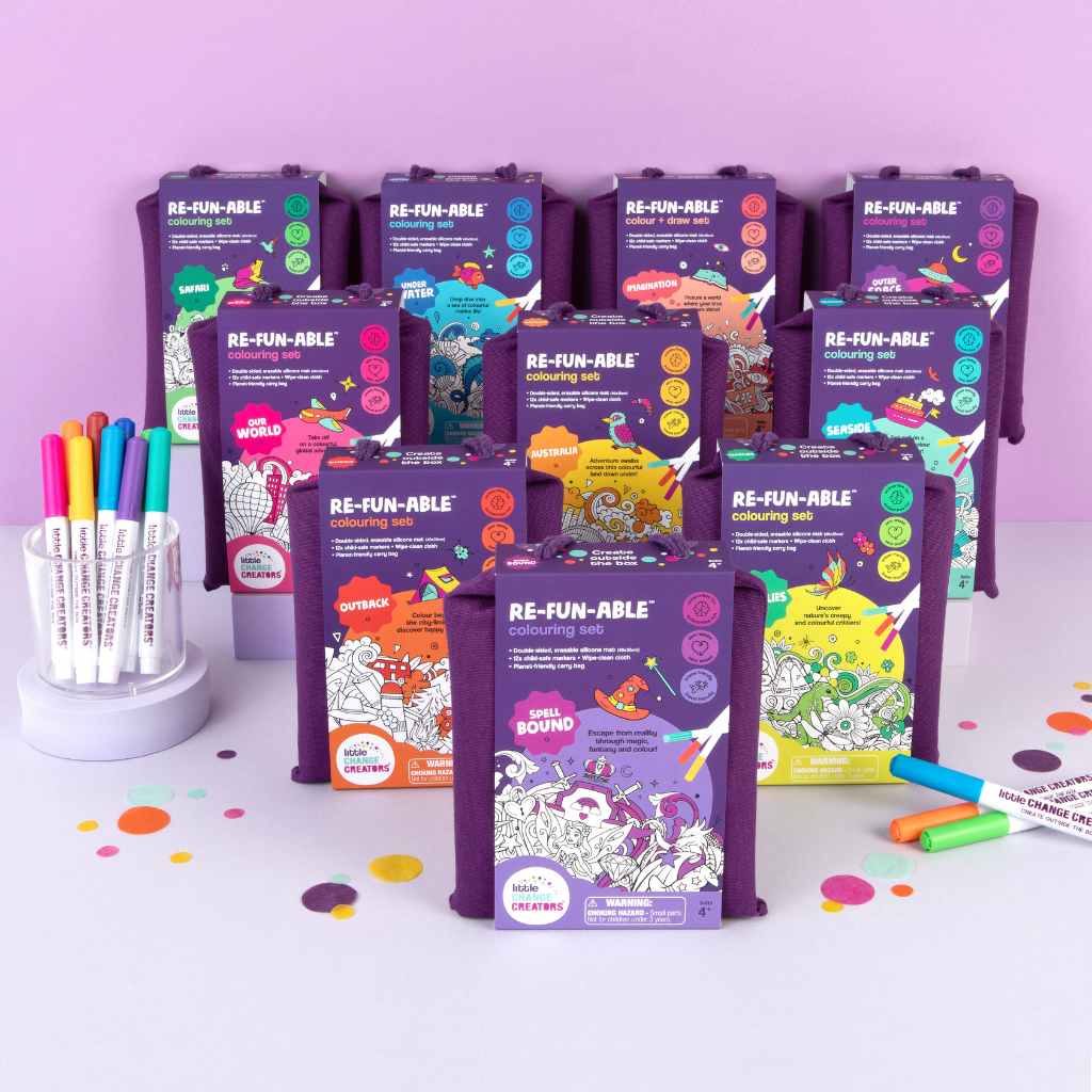 Re-FUN-able™ Kids Colouring Sets