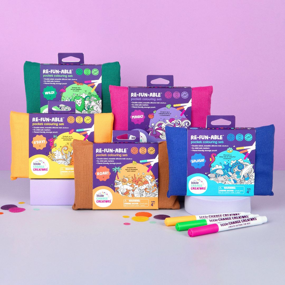 Pocket Reusable Colouring In Sets