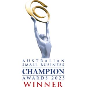 Australian Small Business Champion Awards 2025 Winner logo