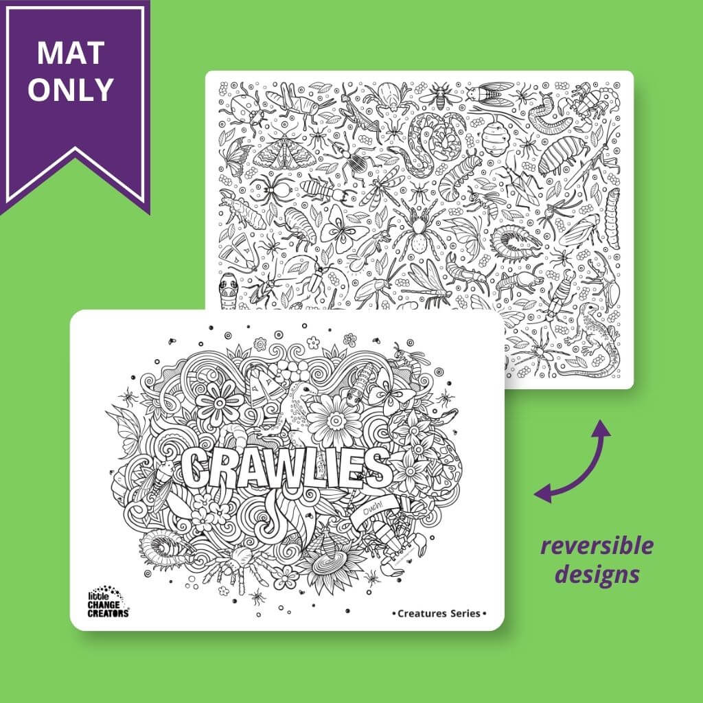 Australia Double Sided Reusable Colouring Mat Only