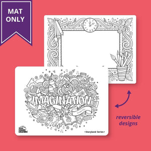 Imagination Double Sided Reusable Colouring Mat Only