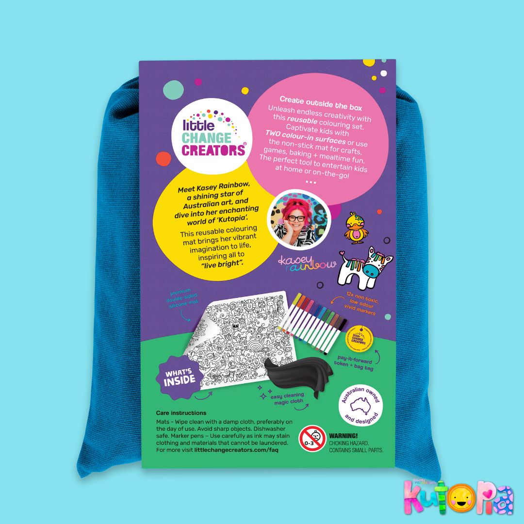 KUTOPIA Re-FUN-able™ Colouring Set by Kasey Rainbow