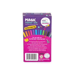 12 pack of ultra fine markers from behind