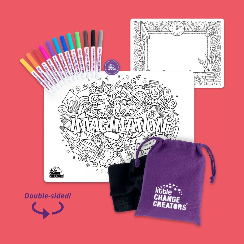 REUSABLE Colouring Sheets for Kids