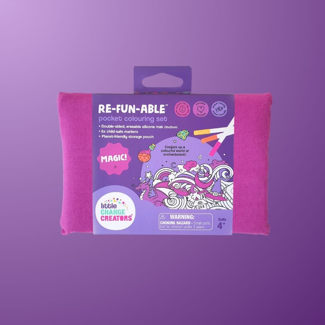 Little Change Creators Reusable Silicone Colouring Kit - Magic!
