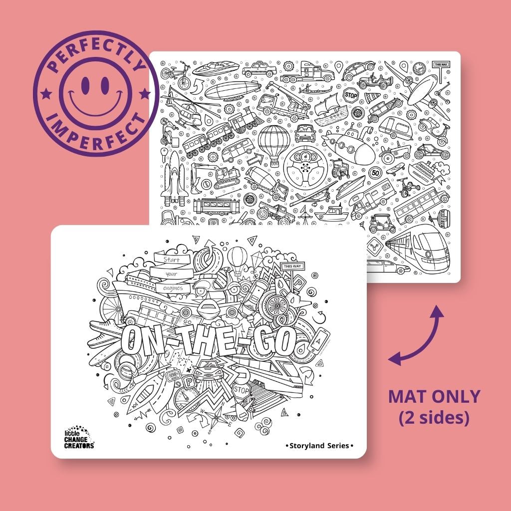 SECONDS - Single Re-FUN-able™ Colouring Mat