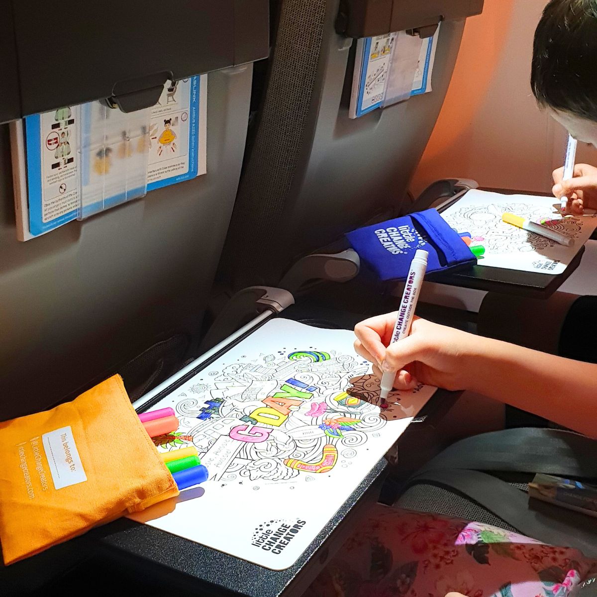 Reusable Colouring Sets For Flying With Kids