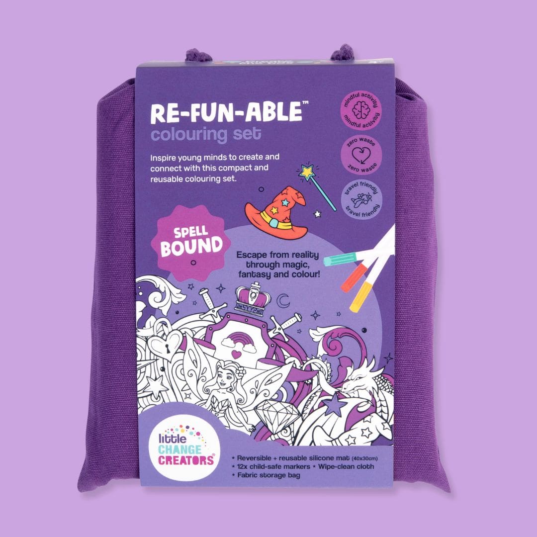 Reusable Coloring Items Re-FUN-able™ Reusable Silicone Colouring Packs - Little Change Creators