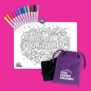 Our world colouring sets for endless scribble fun
