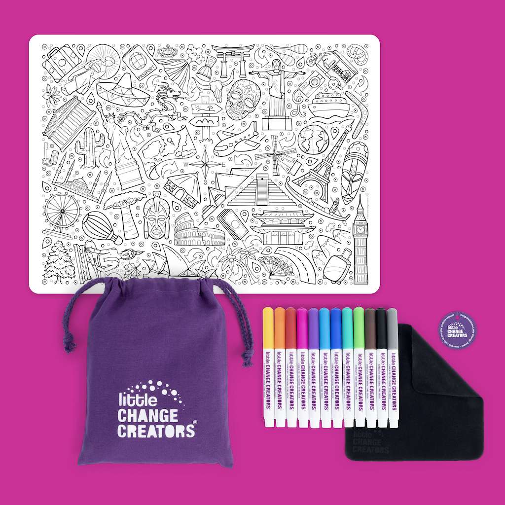 Our world colouring sets for endless doodle fun