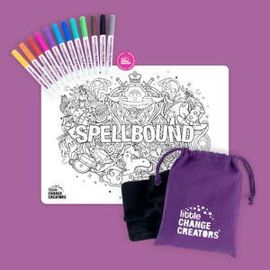 Spell bound fun drawing mat